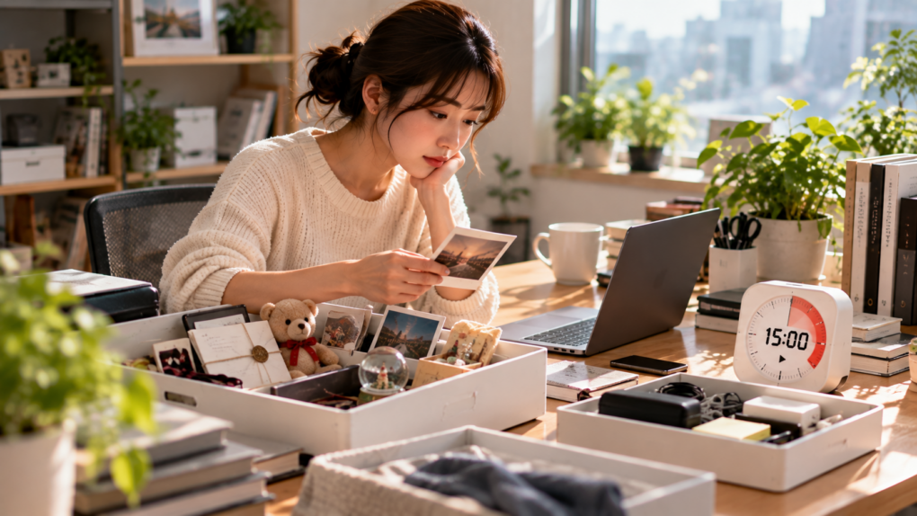 思い出の品や過度な整理に深入りしないための注意点