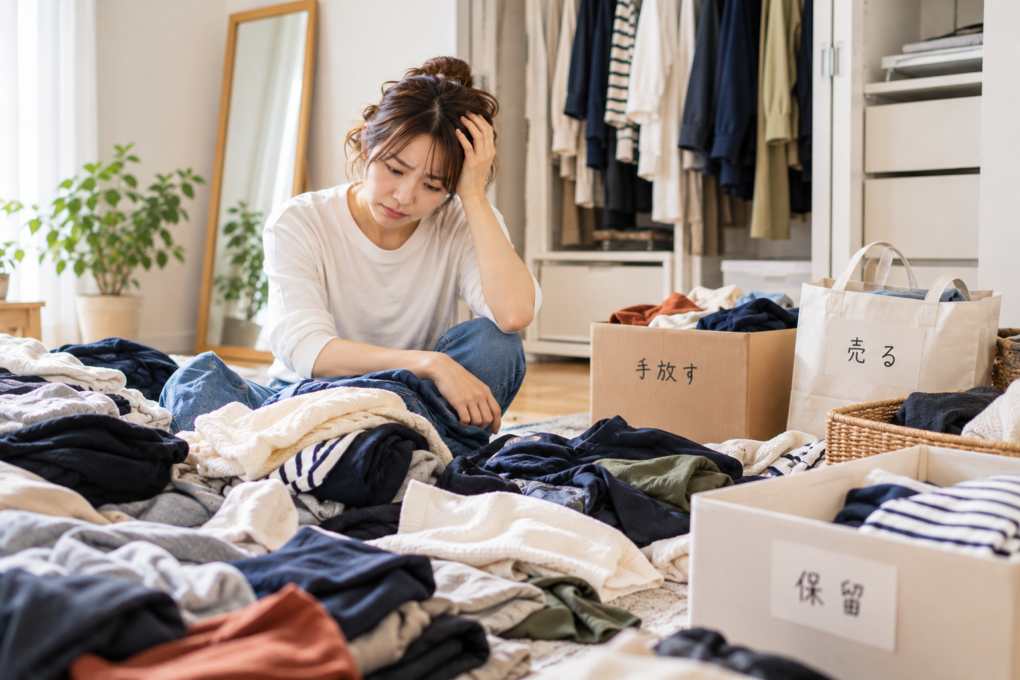 服を減らすときによくある3つの失敗と対策