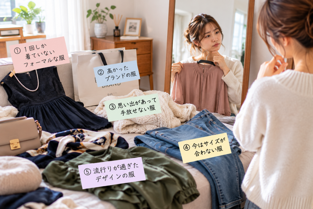 捨てるか迷いやすい服はどうする？よくある5つのケース
